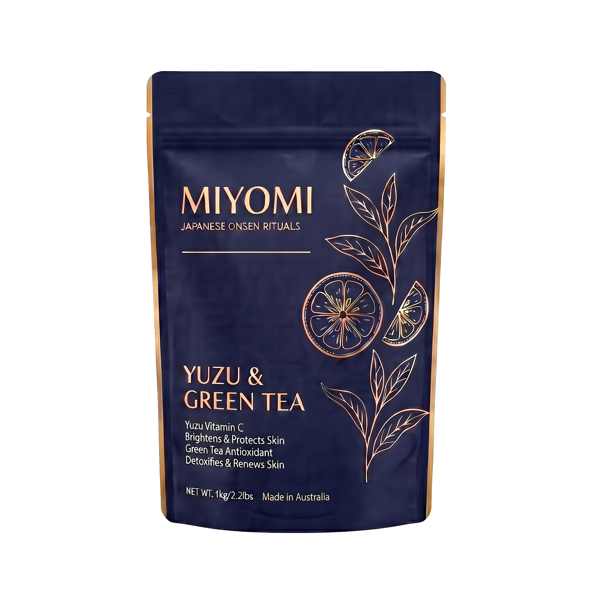 Miyomi Yuzu & Green Tea Bath Salts